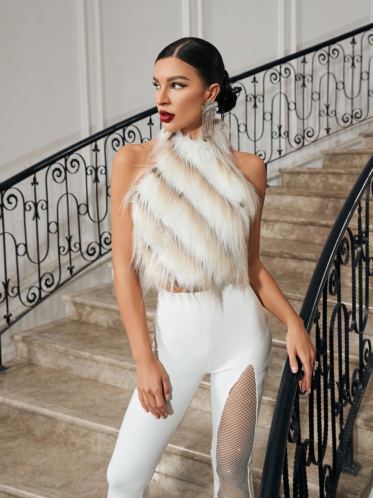 Brianna Crystal Bustier Top In White – Mew Mews Fashion