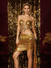Aldwin Pearl Chain Armor Top