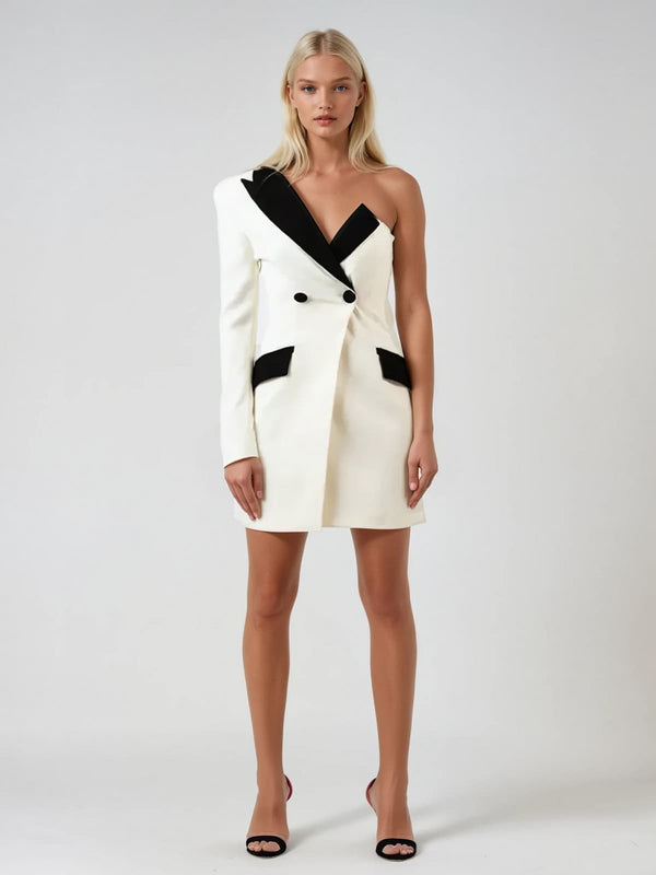 Asterin One Shoulder Mini Dress