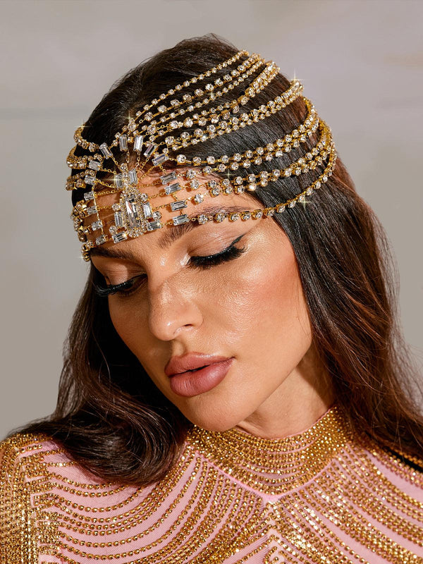 Buber Multi Layered Crystal Headband - Mew Mews