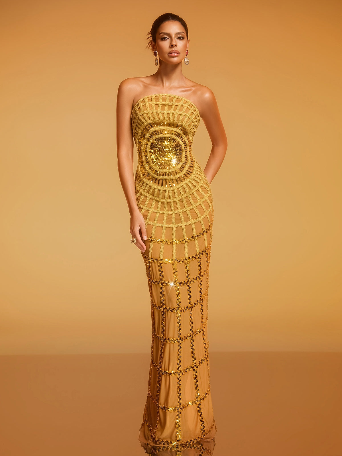 GOLD DRESSES  Tagged "Mesh"  Mew Mews