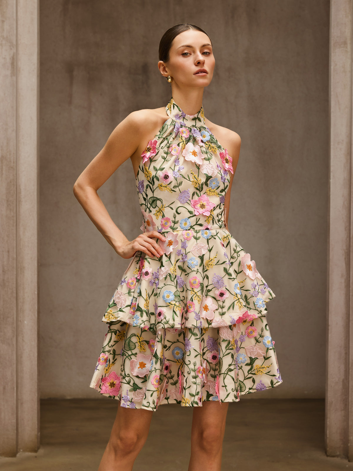 スーツ・フォーマル・ドレス Flower embroidery dress amail Women's Dresses | Montreal | Party, Casual, Formal | Boutique 1861