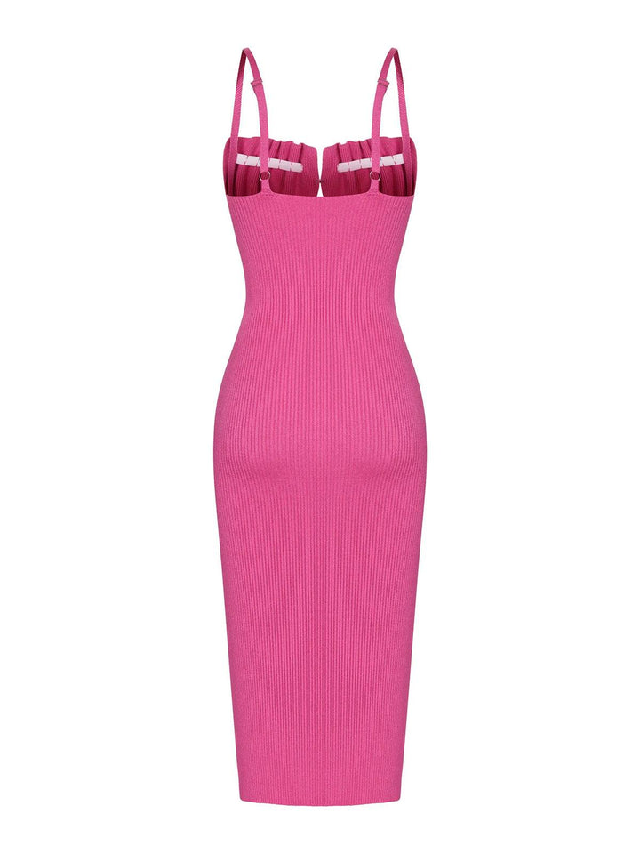 Eabha Spaghetti Cutout Midi Dress - Mew Mews