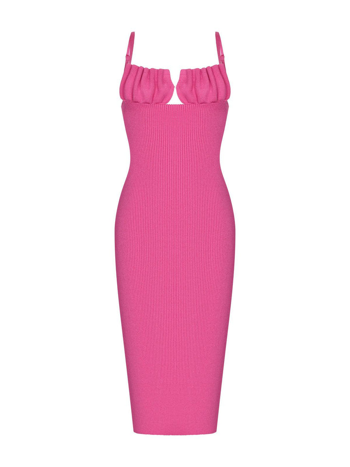 Eabha Spaghetti Cutout Midi Dress - Mew Mews