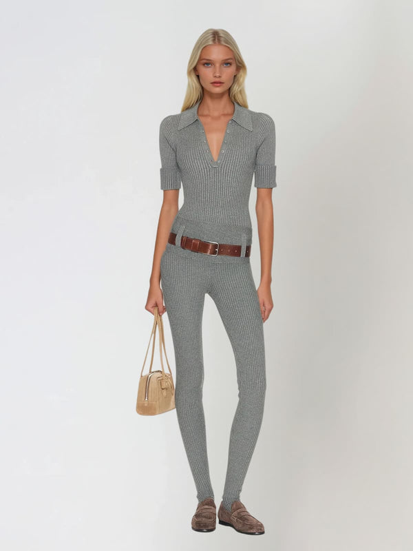 Emergia Knitted Pants Set