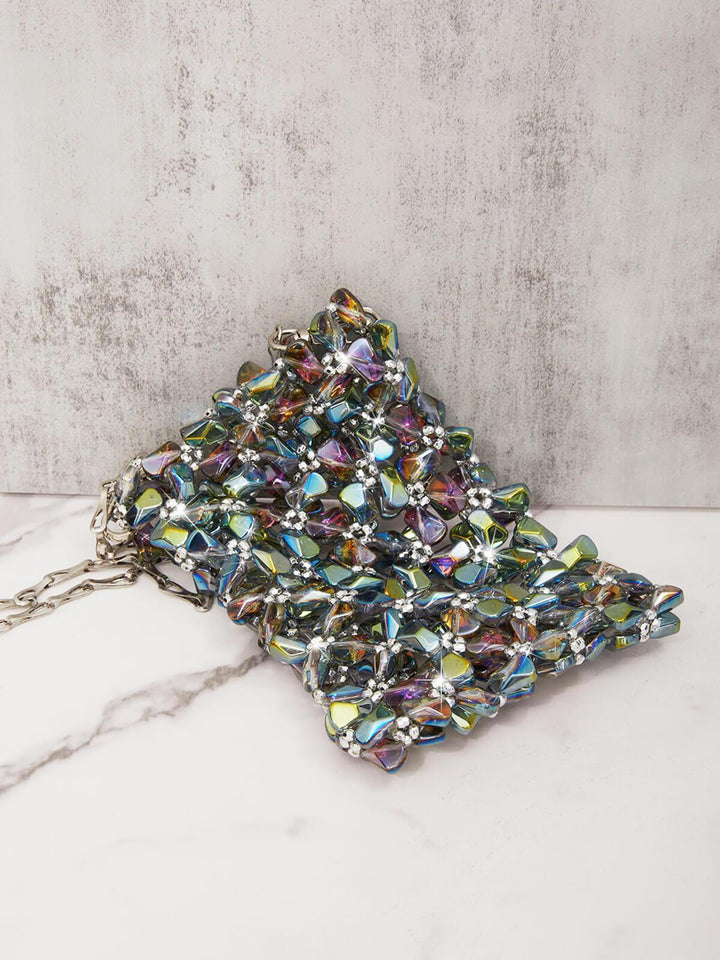 Erica Multi Crystal Cutout Bag - Mew Mews