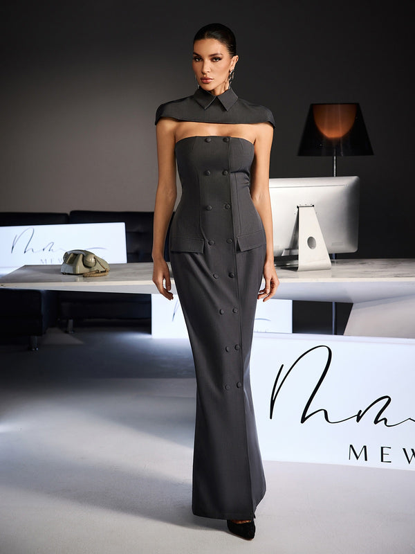 Fido Starpless Double Breasted Dress Set