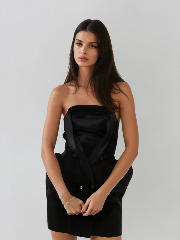 Fumaron Strapless Mini Dress