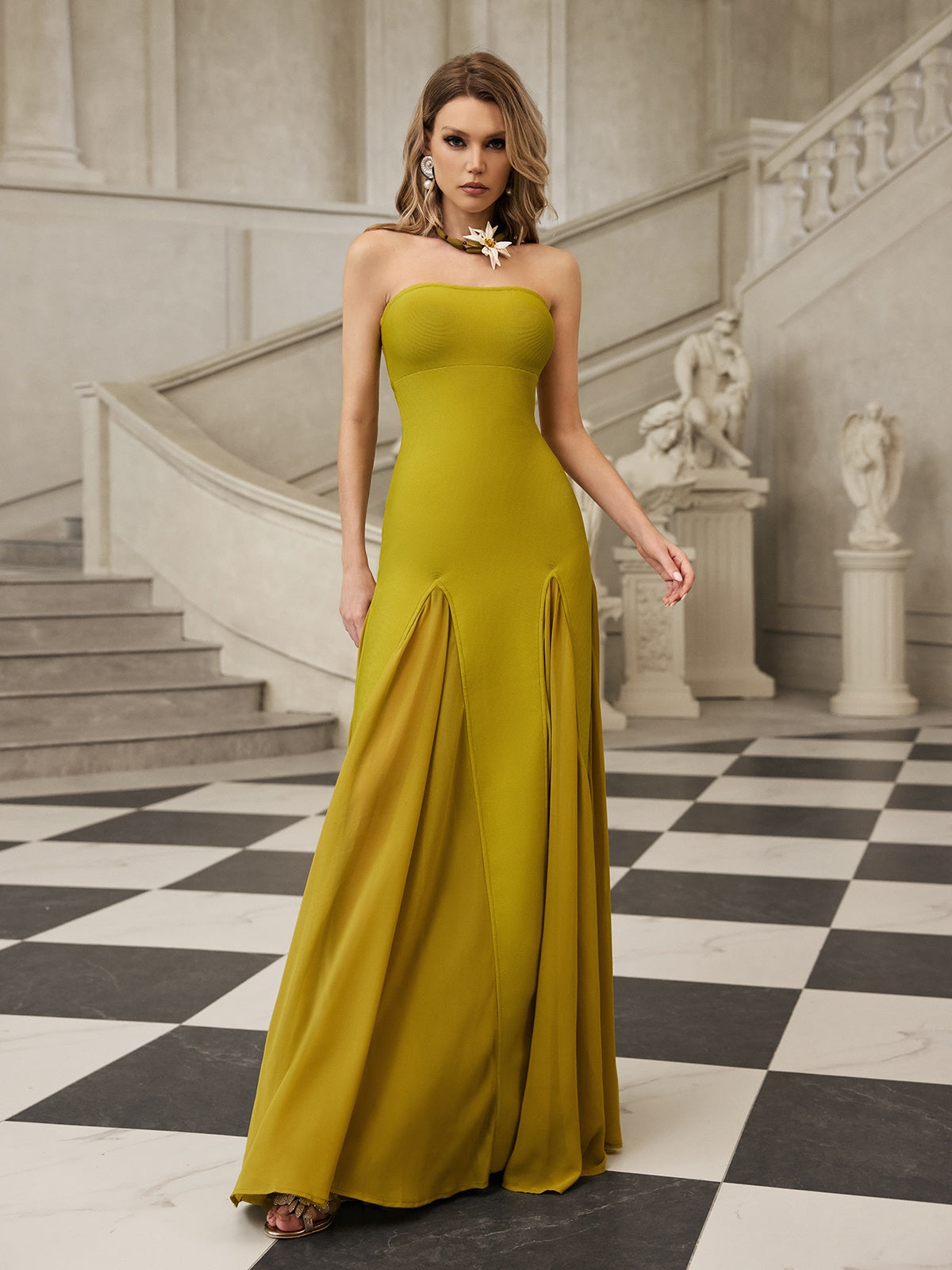 bandage maxi dress Gaeldriel Strapless Bandage Maxi Dress – Mew Mews