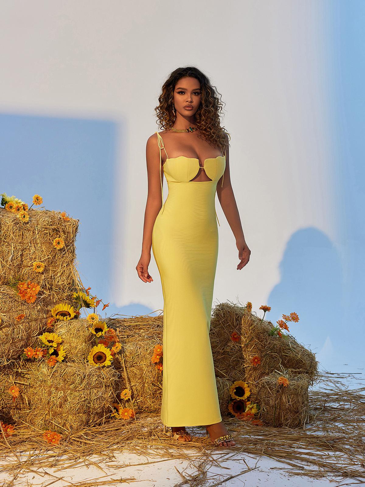 【MUDIDI】Balloon detail dress 003 MNM COUTURE 2776 Fouad Sarkis Evening Dress – Sparkly Gowns