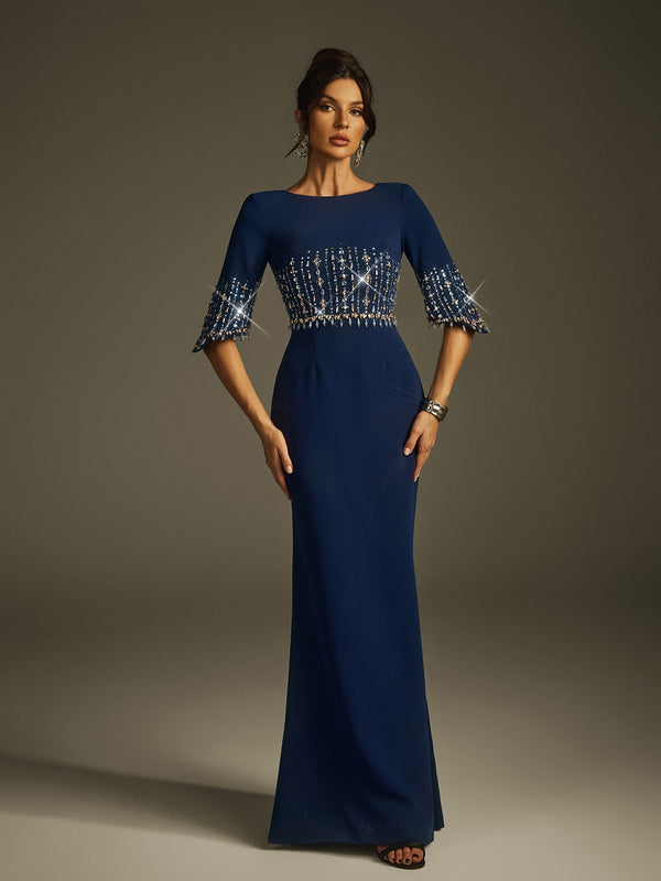Haelyra Rhinestone Maxi Dress