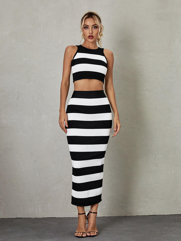 Helena Stripe Bandage Set