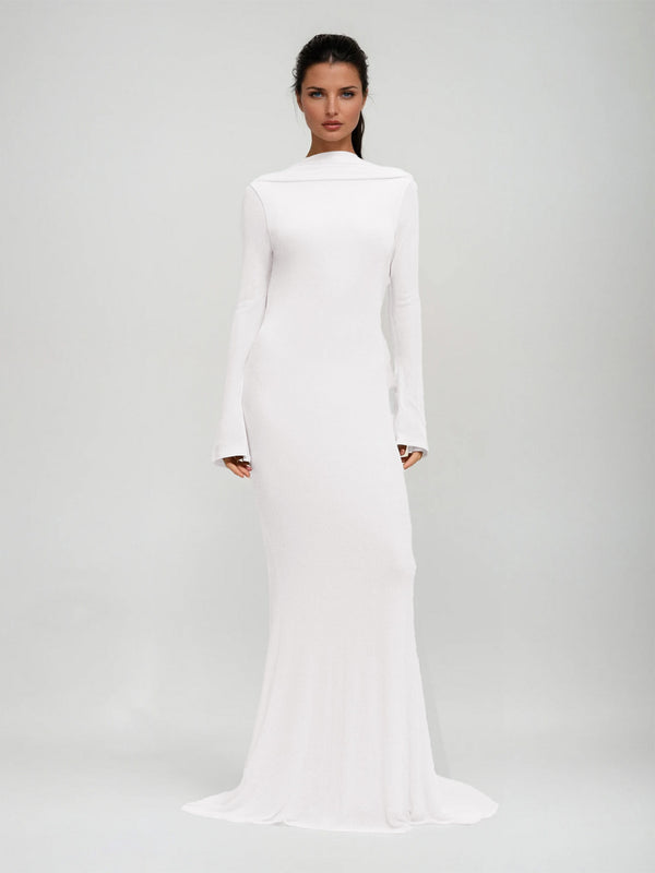 Jetsamor Backless Maxi Dress