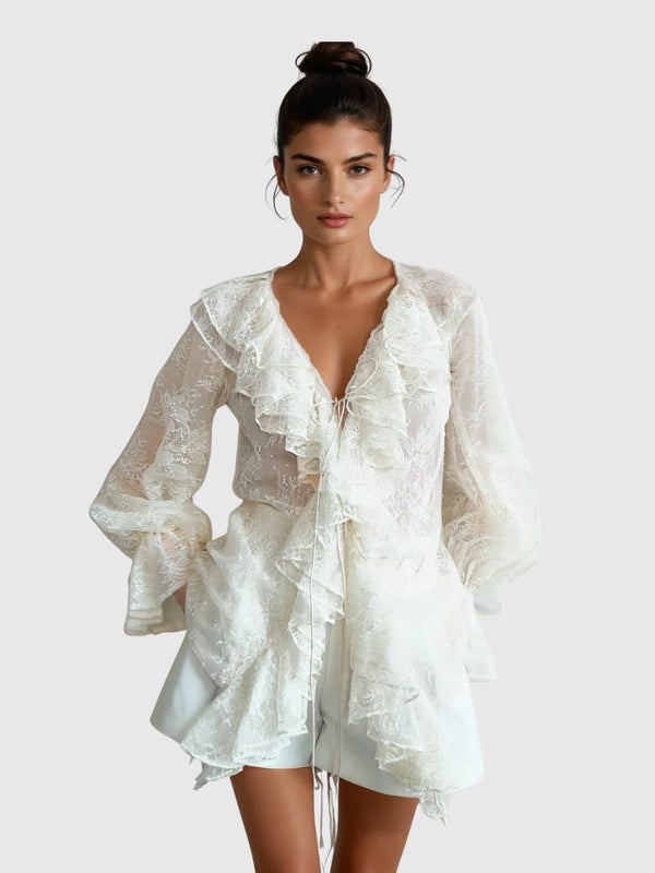 Kacela Long Sleeve Lace Top