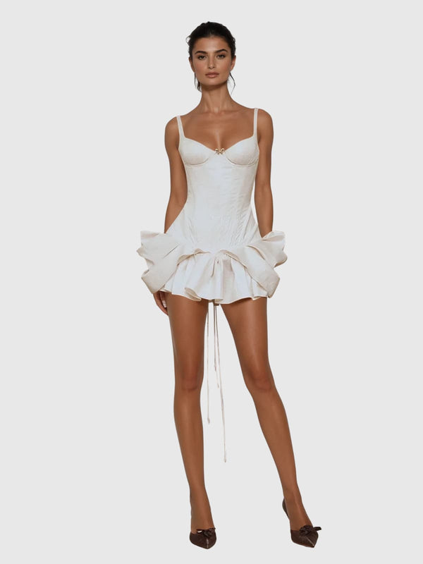 Kaethe Spaghetti Corset Mini Dress