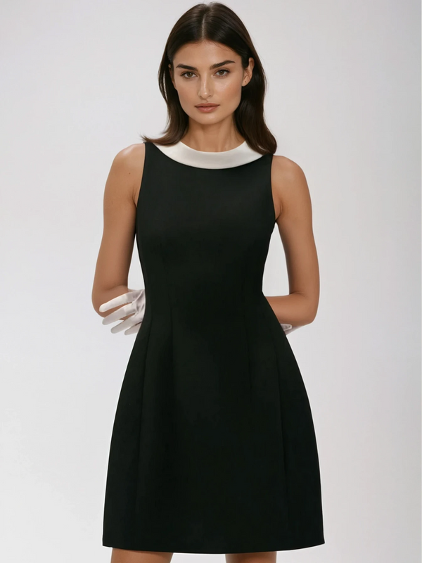 Kaitlin Sleeveless Bow Mini Dress