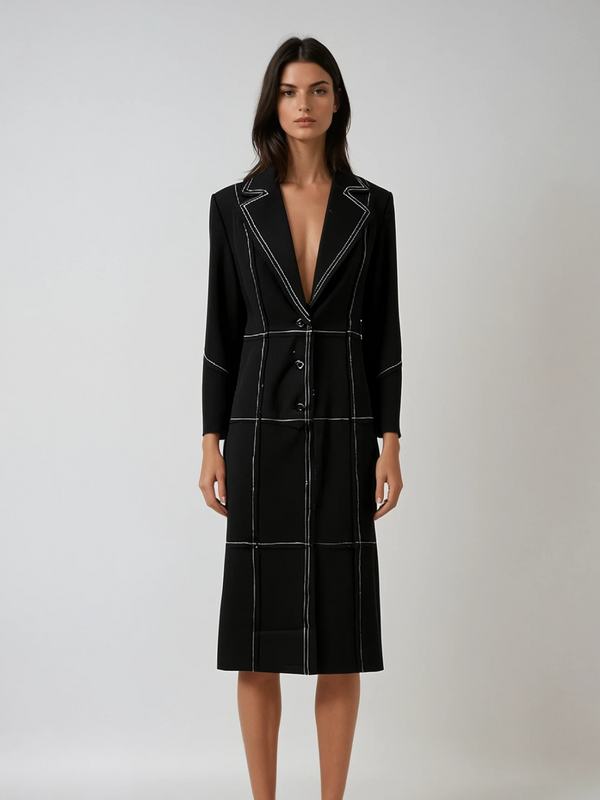 Kawai Folded Collar Coat