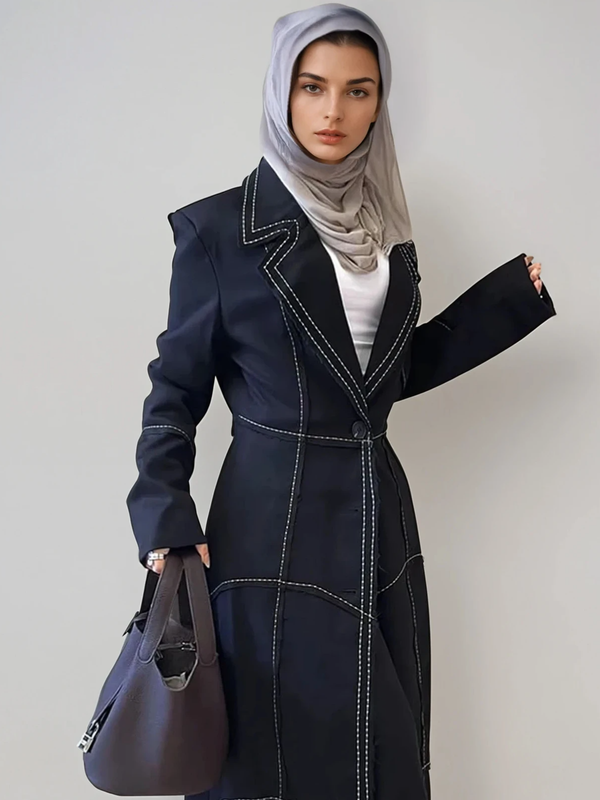 Kawai Folded Collar Coat