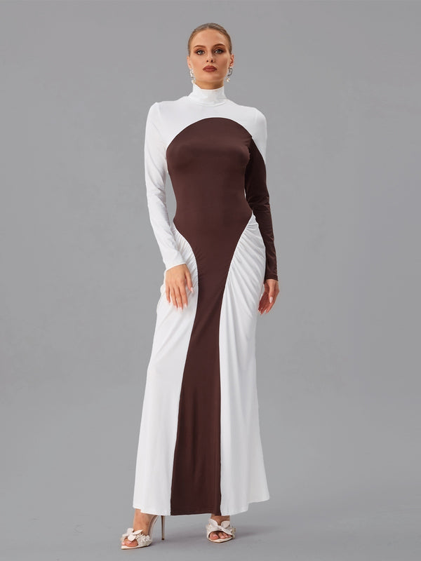 Keystone High Neck Maxi Dress