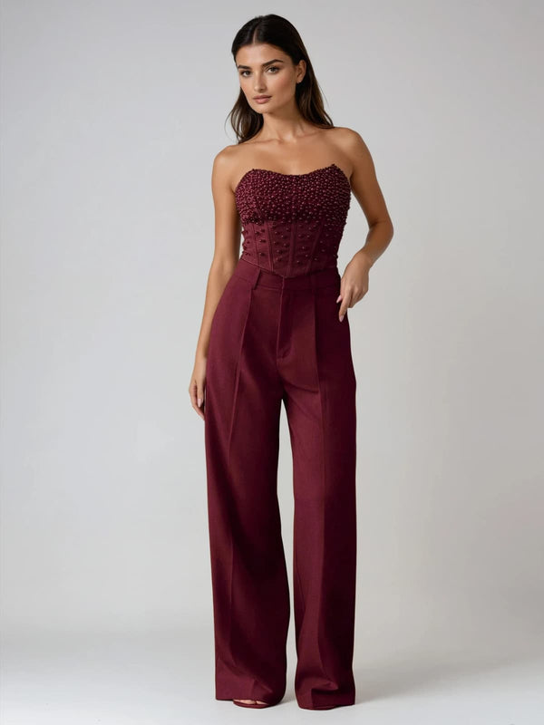 Kuratoa Strapless Corset Top