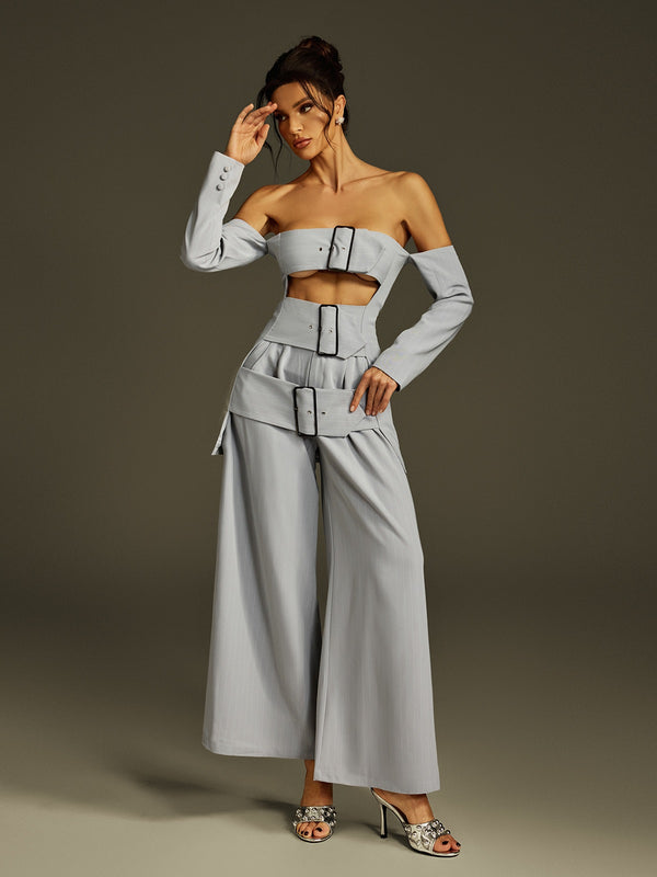 Lassie Deconstruct Cutout Pants Set