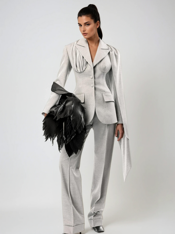 Laureen Draped Blazer