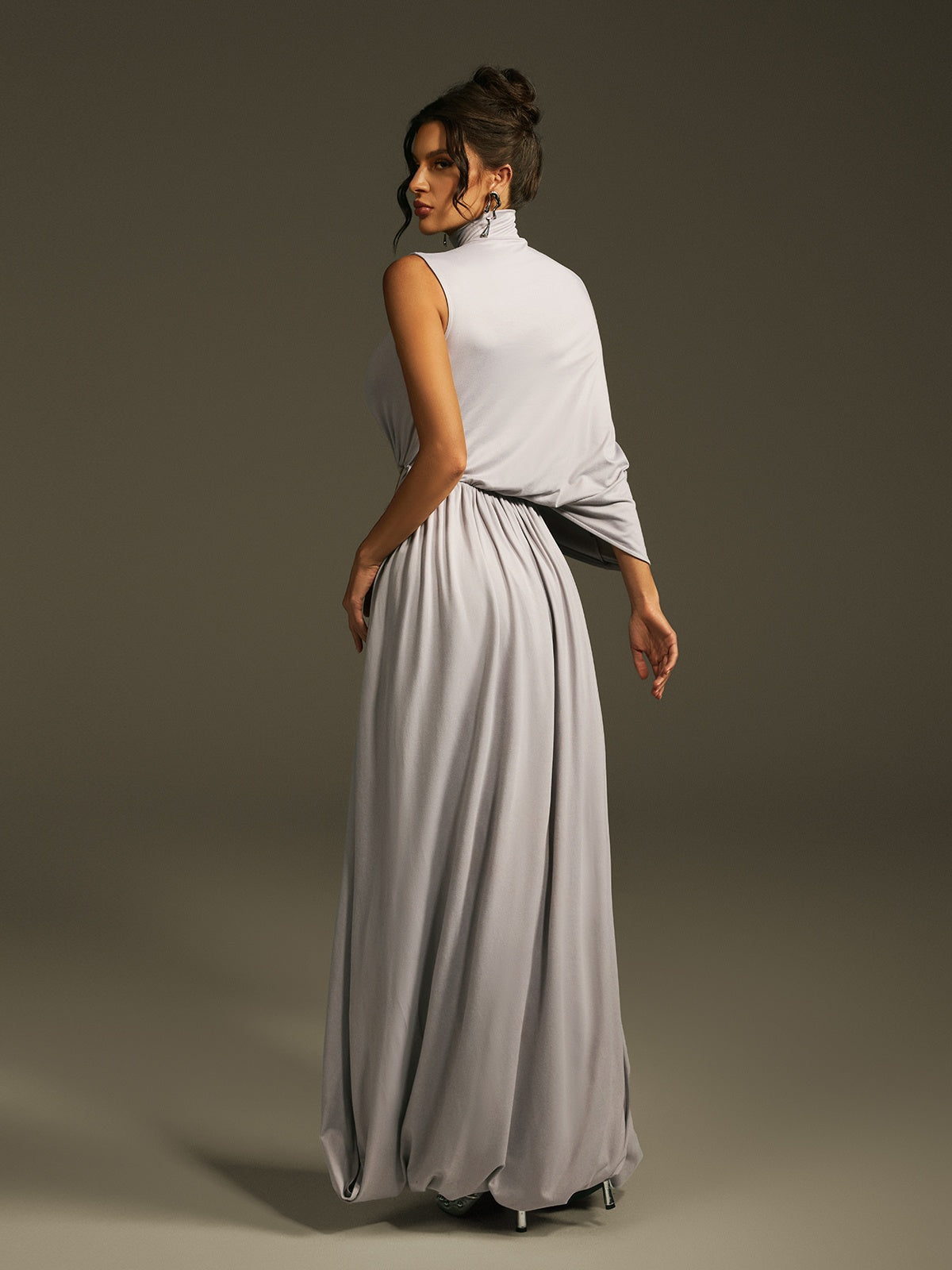 lavina maxi dress Lavina One Shoulder Cutout Maxi Dress – Mew Mews