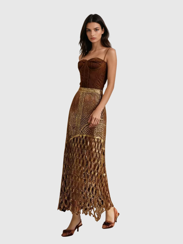 Leldrin Cutout Skirt