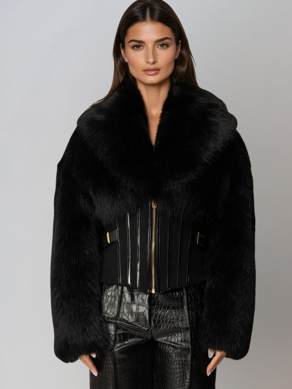 Lorin Faux Fur Jacket