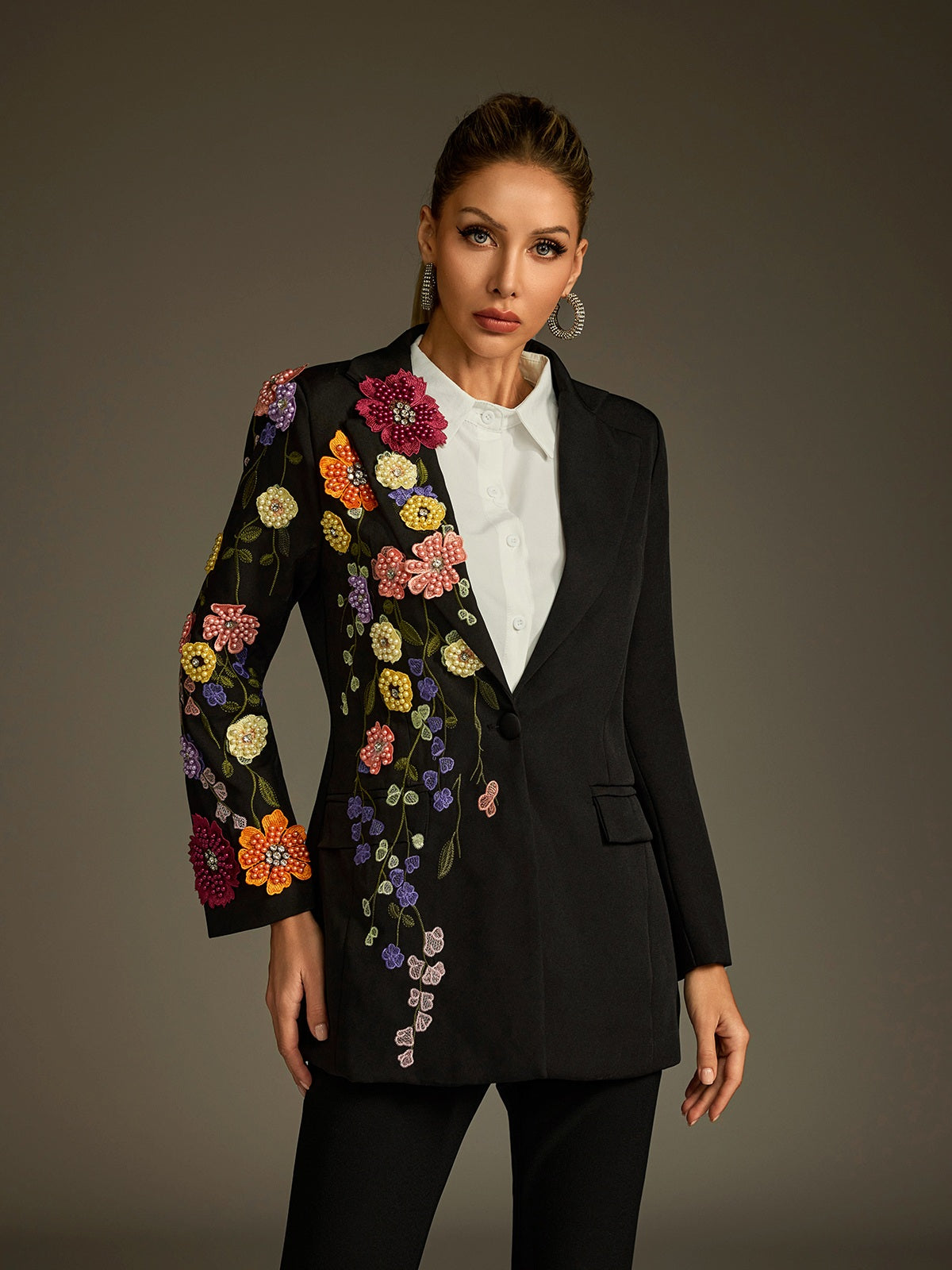 embroidered blazer dress Mew Mews Ludmila Flower Size:130 : 8-9y Tire Dress Up - Office Lady bahamas