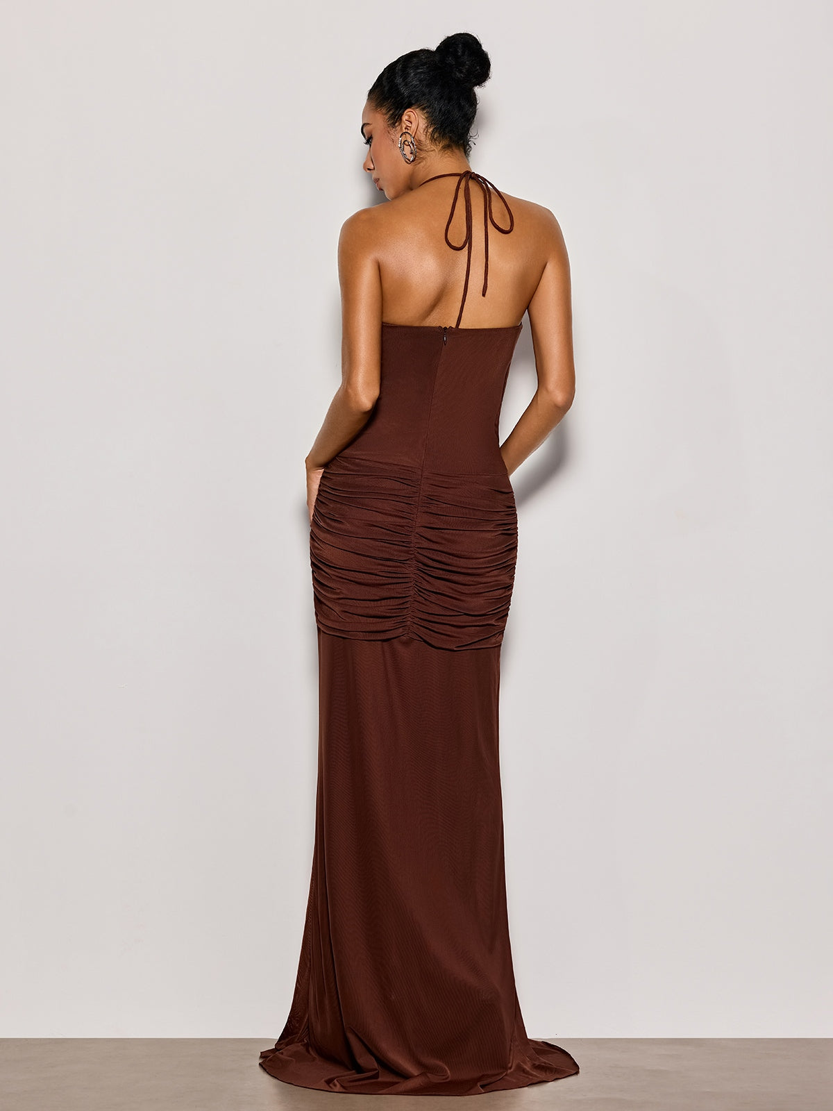 Lyapunova Lace Up Cutout Twisted Maxi Dress – Mew Mews