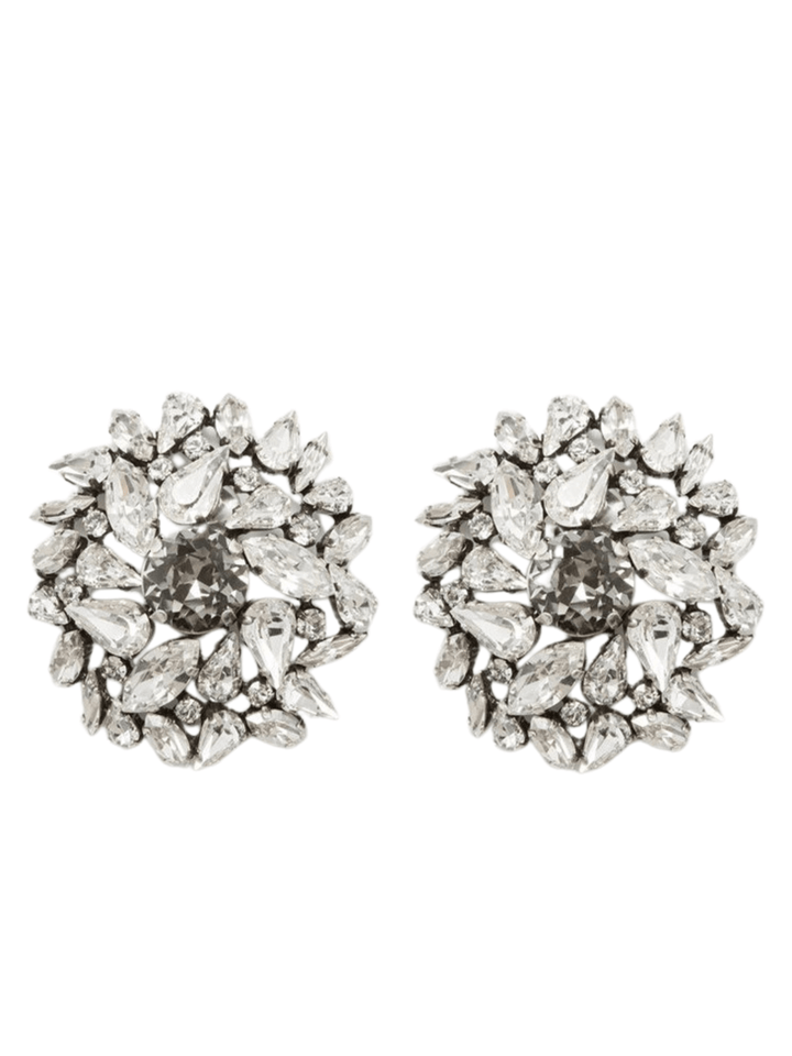 Lysander Circle Rhinestone Earrings - Mew Mews