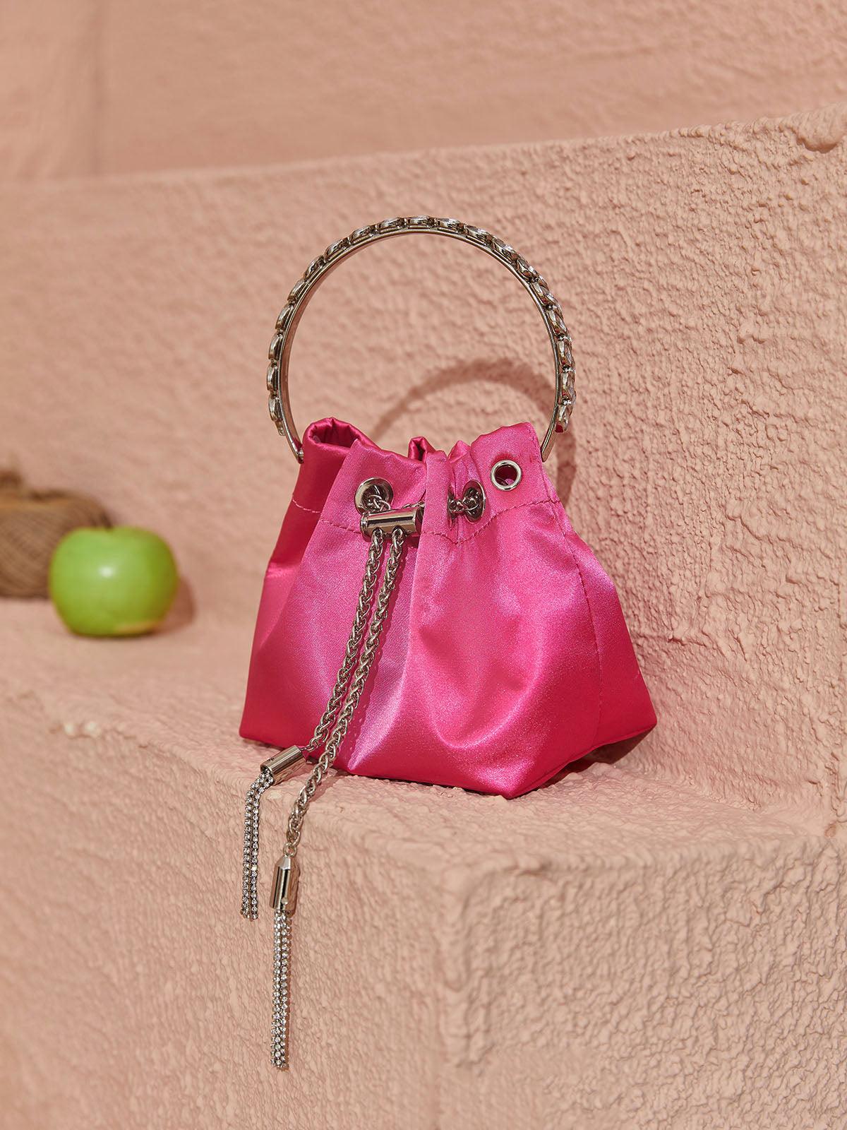 Hot pink bucket bag hotsell