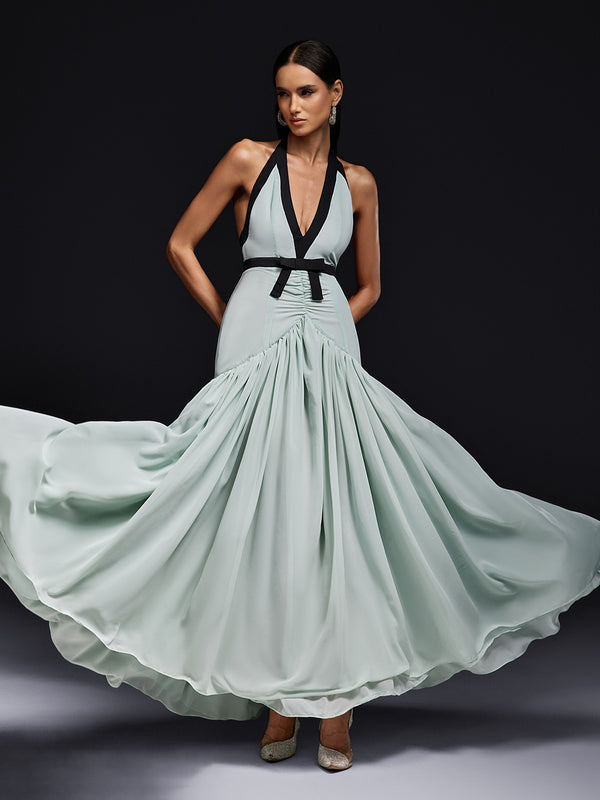 Oluremi Backless Maxi Dress