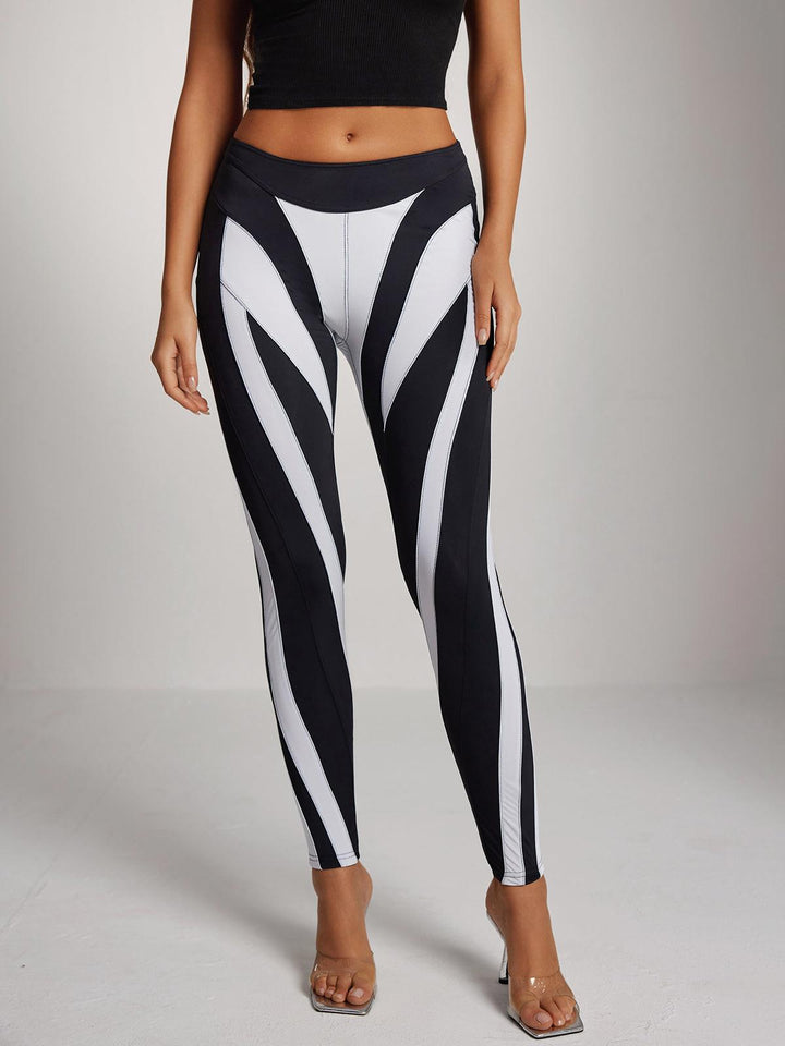 Oswald Stripe Leggings - Mew Mews