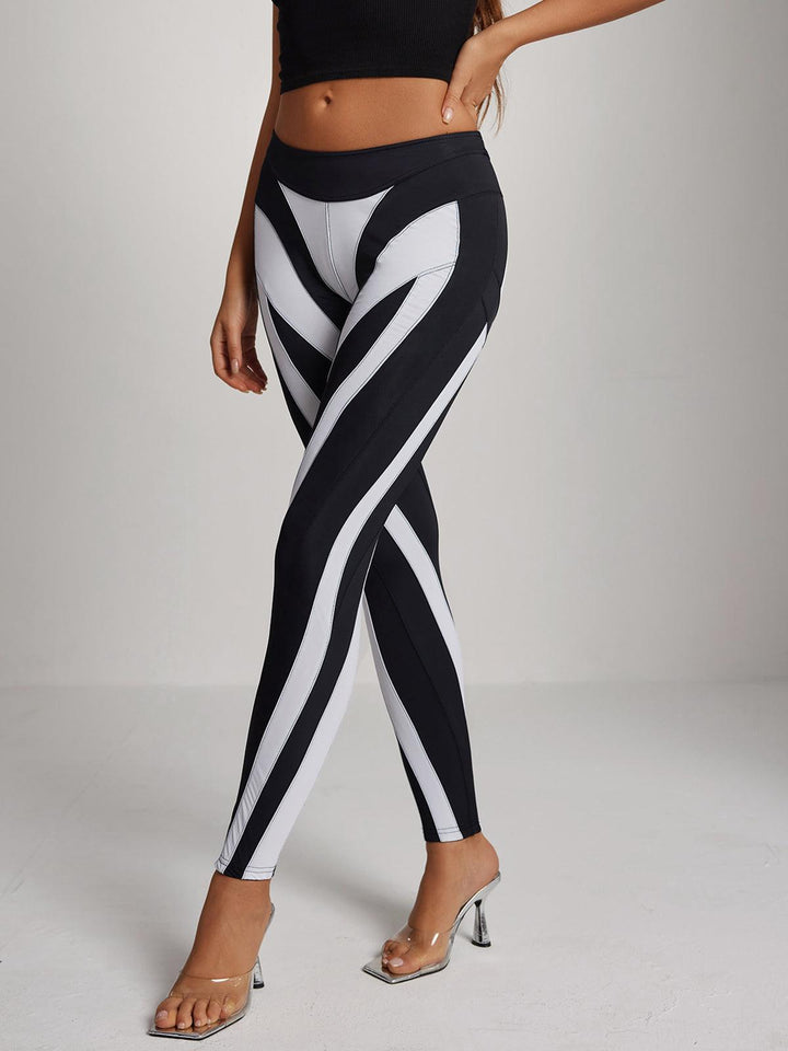 Oswald Stripe Leggings - Mew Mews