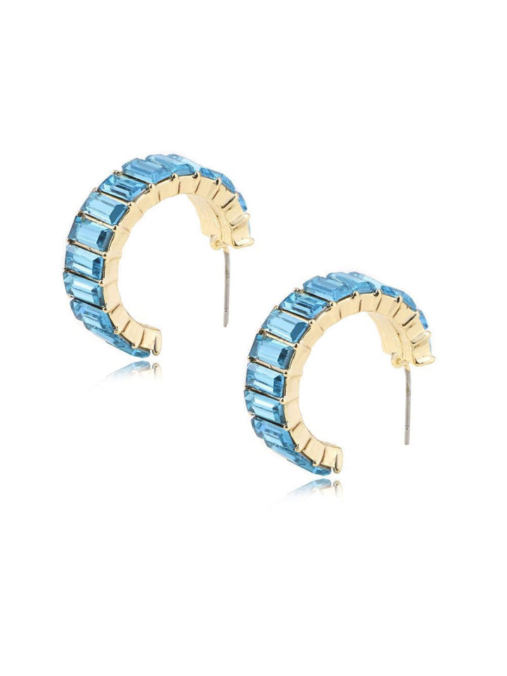 Ottilie Ring Crystal Earrings - Mew Mews