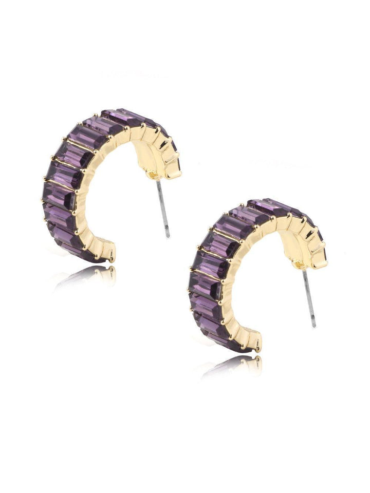 Ottilie Ring Crystal Earrings - Mew Mews