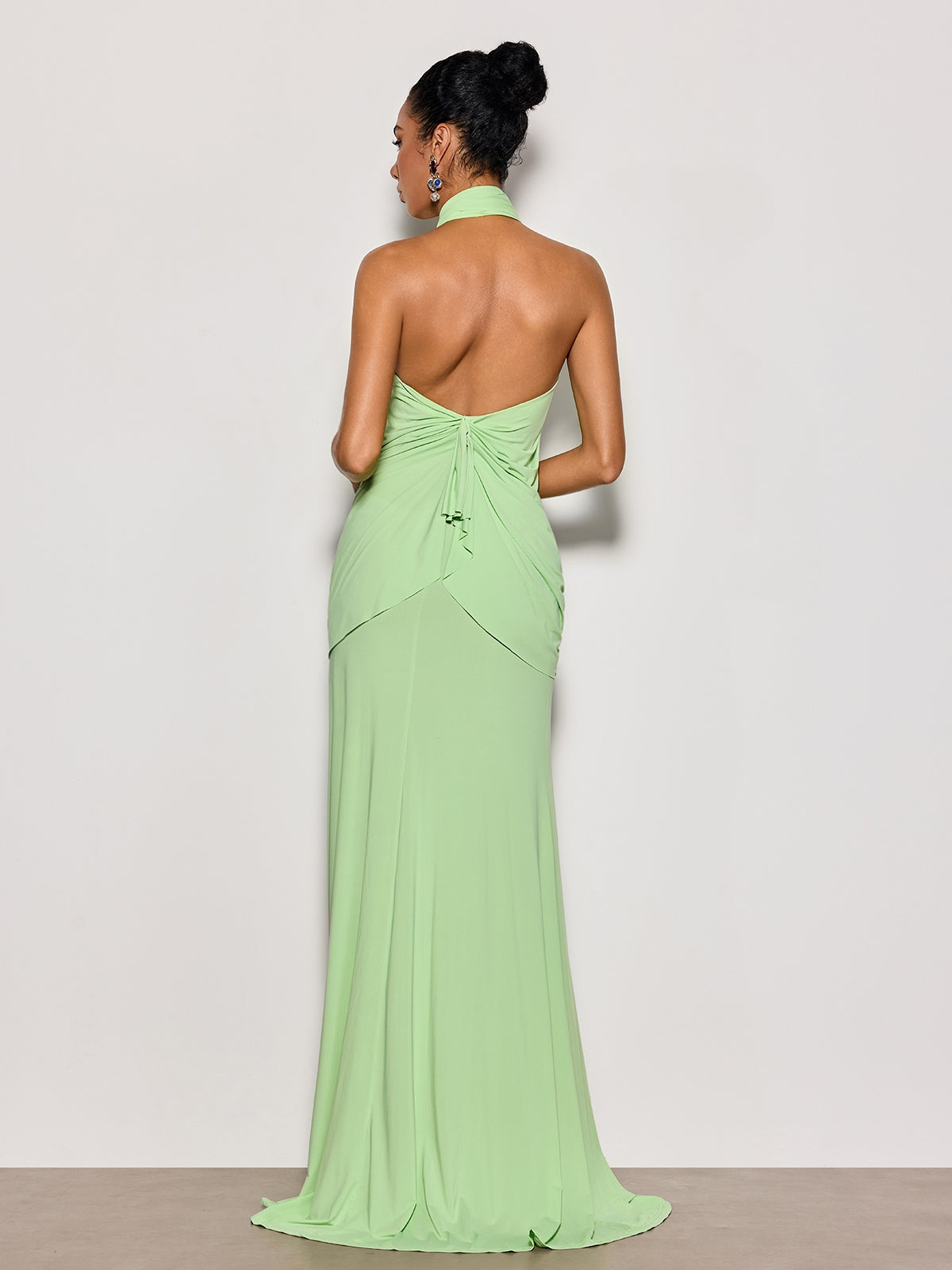 Qoryxa Backless Draped Butterfly Maxi Dress Mew Mews Qoryxa Backless Draped Butterfly Maxi Dress Mew Mews