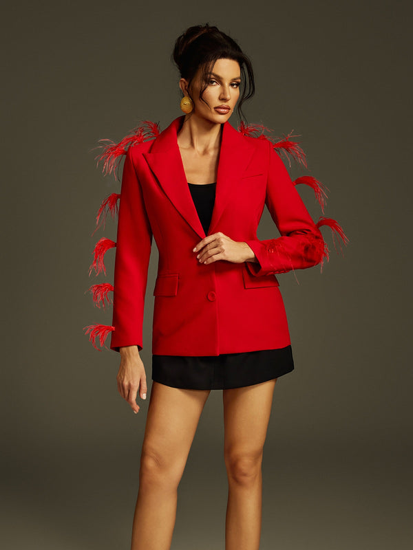 Quantum Feather Blazer