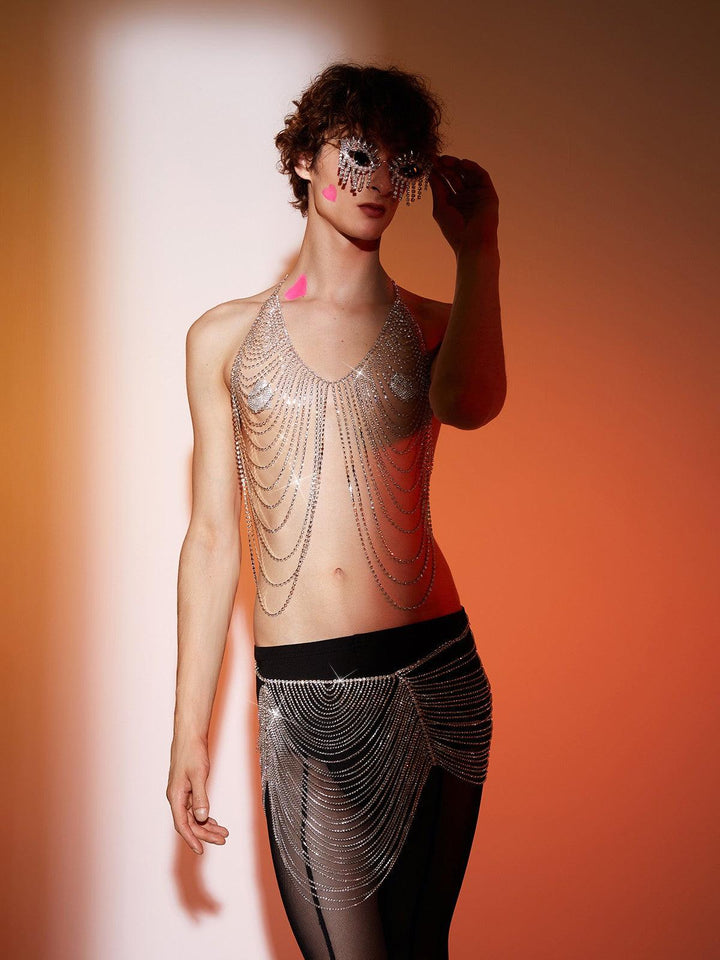Sebastian Multi Crystal Skirt Set - Mew Mews