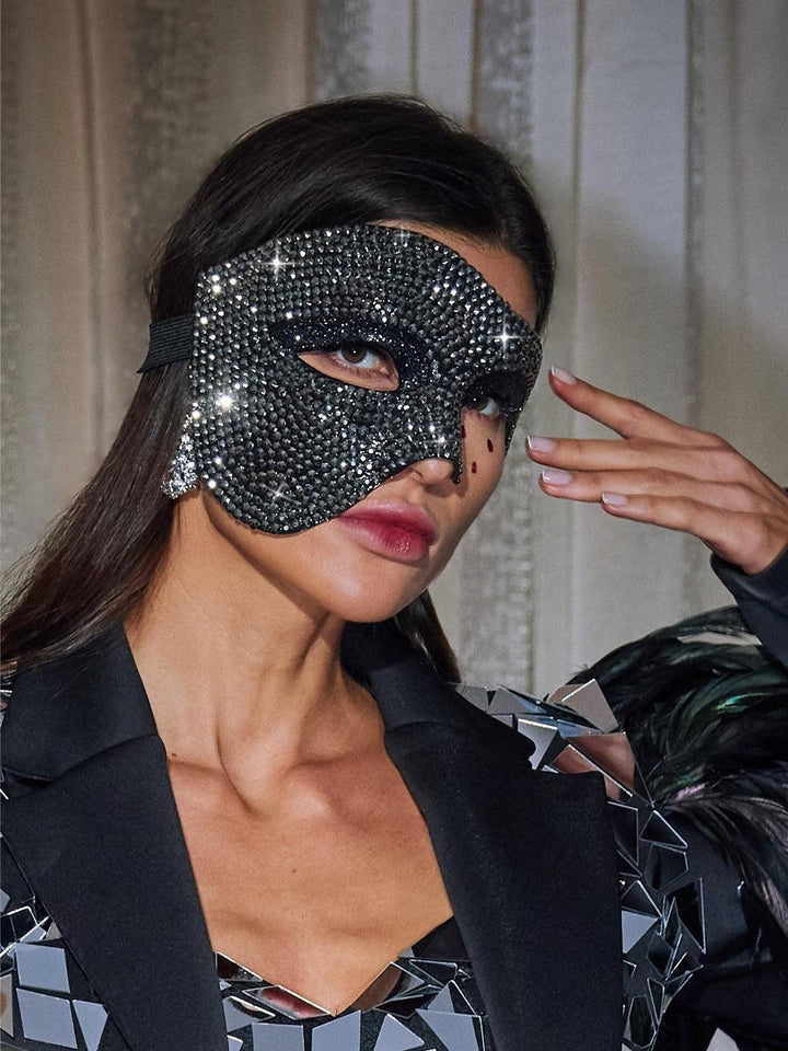 Sigrid Rhinestone Mask - Mew Mews