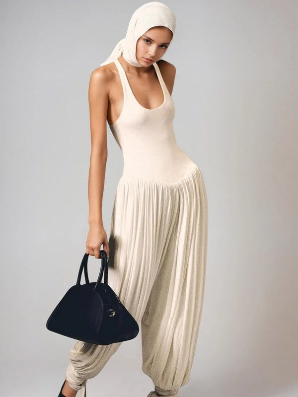 Ulthion Ruched Tank Jumpsuit