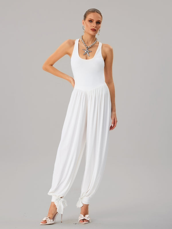 Ulthion Ruched Tank Jumpsuit