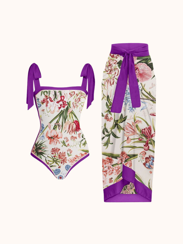 Winifred Printed Swimwear Two Piece Set