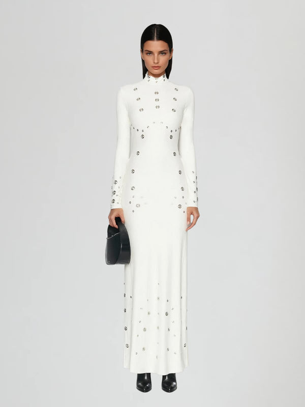 Wyzgul High Neck Maxi Dress
