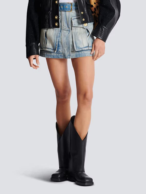 Yulian Denim Skirt