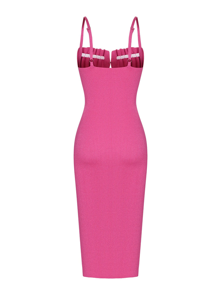 Eabha Spaghetti Cutout Midi Dress – Mew Mews Fashion