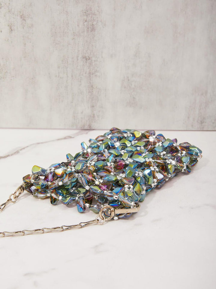 Erica Multi Crystal Cutout Bag - Mew Mews Fashion
