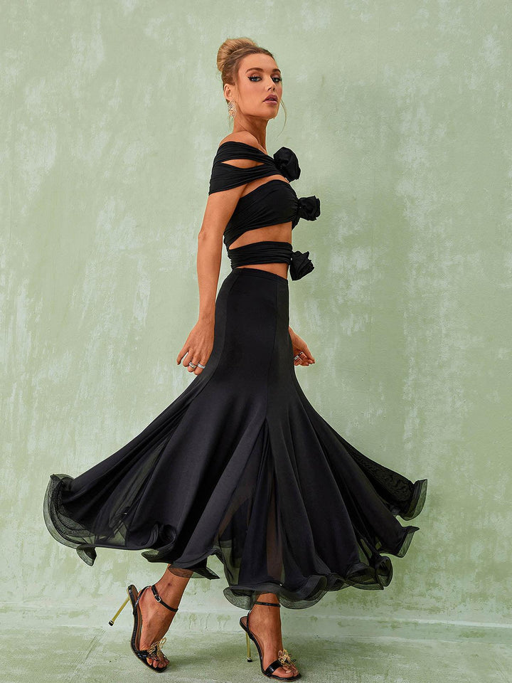 Katerina Skirt In Black - Mew Mews Fashion